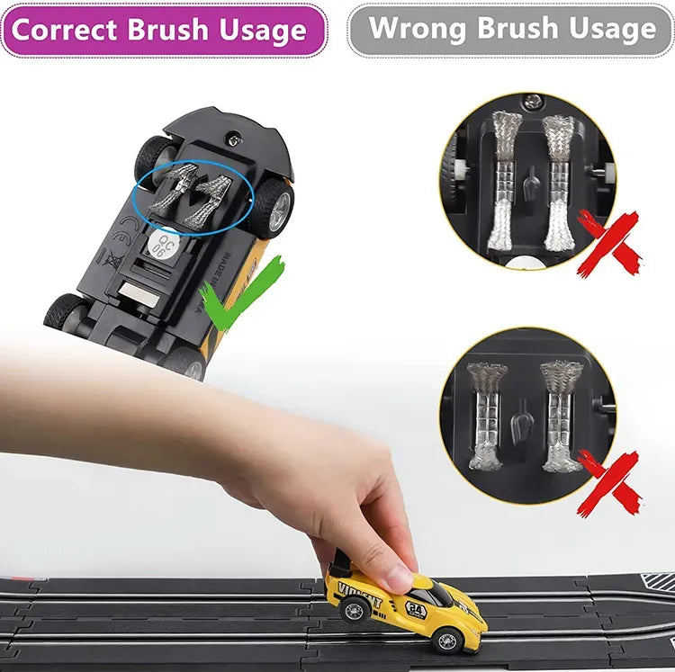 Electric Slot Racing Track Set