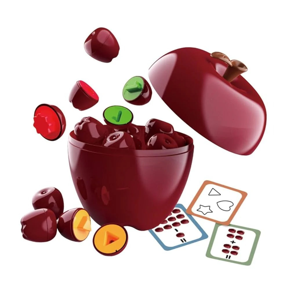 Apple Smart Eggs – Montessori Matching & Learning Toy