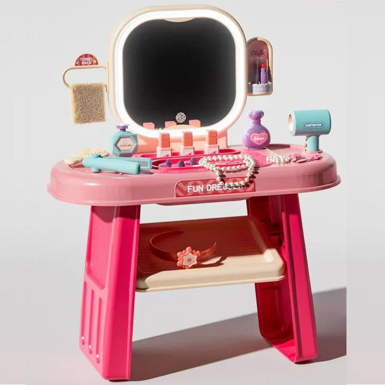Kids Vanity Table Playset – Beauty Makeup Table