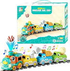 Dinosaur Ball Blowing Train Track Set