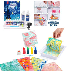 🎨 The Master of the Ebru Water Marble Painting