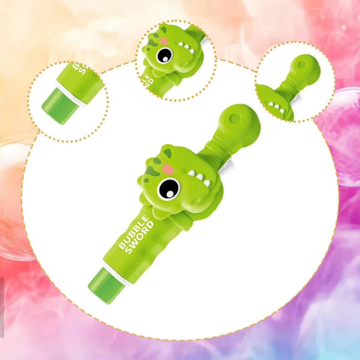 Electric Dinosaur Smoke Bubble Stick