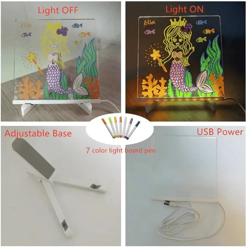 LED Acrylic Drawing Board