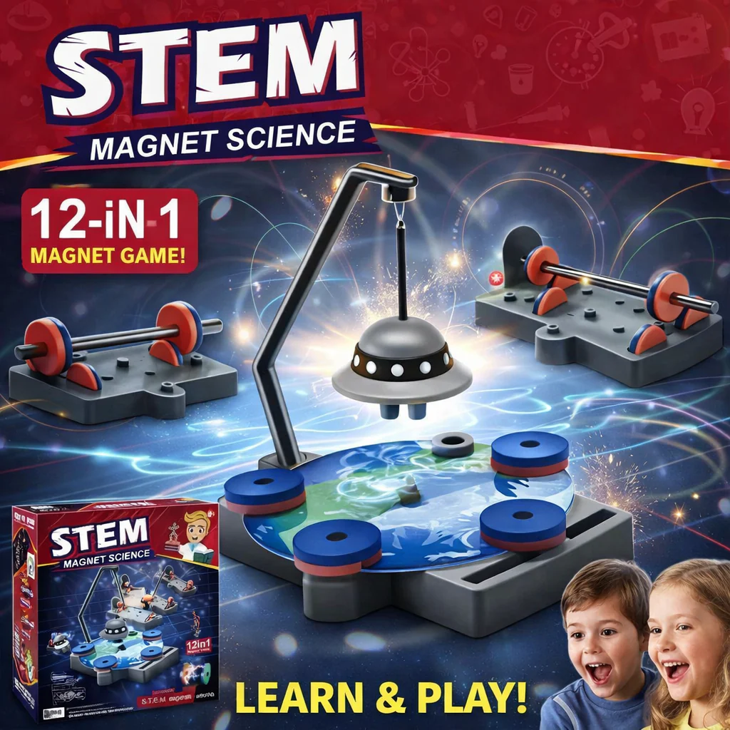 12-in-1 Magnetic Science Learning Kit