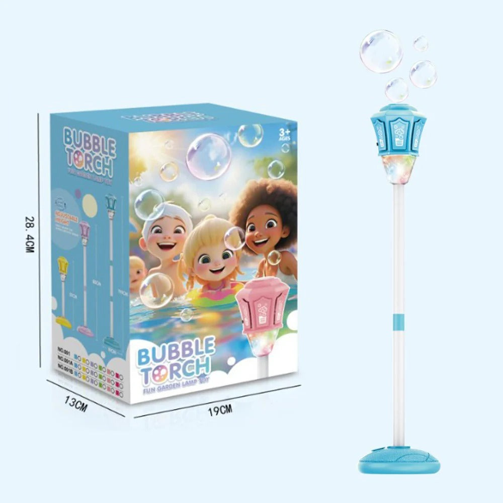 Bubble Torch Fun Garden Lamp Toy with LED Lights