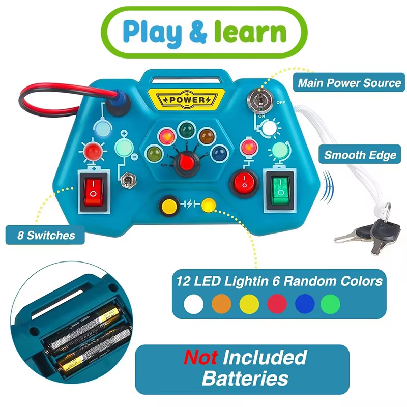 Interactive Switches Learning Toy – Lights, Sounds & Fun – JustForKids