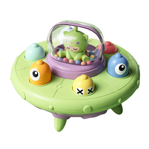 Interactive UFO Whack-a-Monster Toy