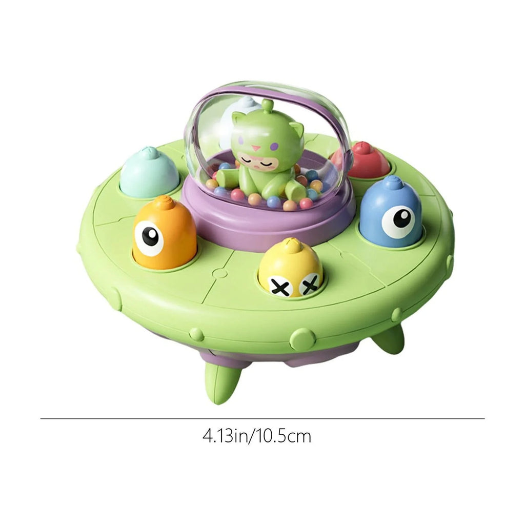 Interactive UFO Whack-a-Monster Toy