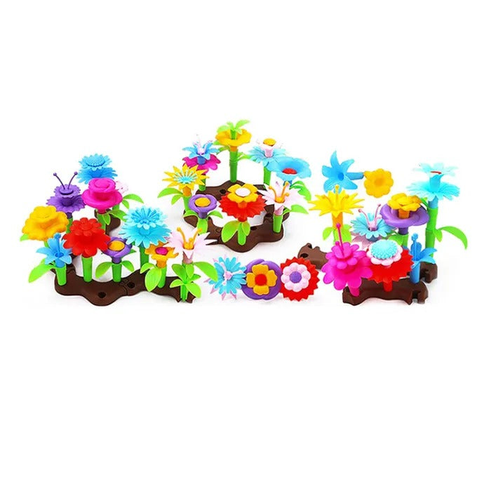 Flower Garden Building Set – 54-Piece