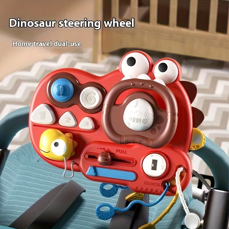 Interactive Dinosaur Steering Wheel Toy