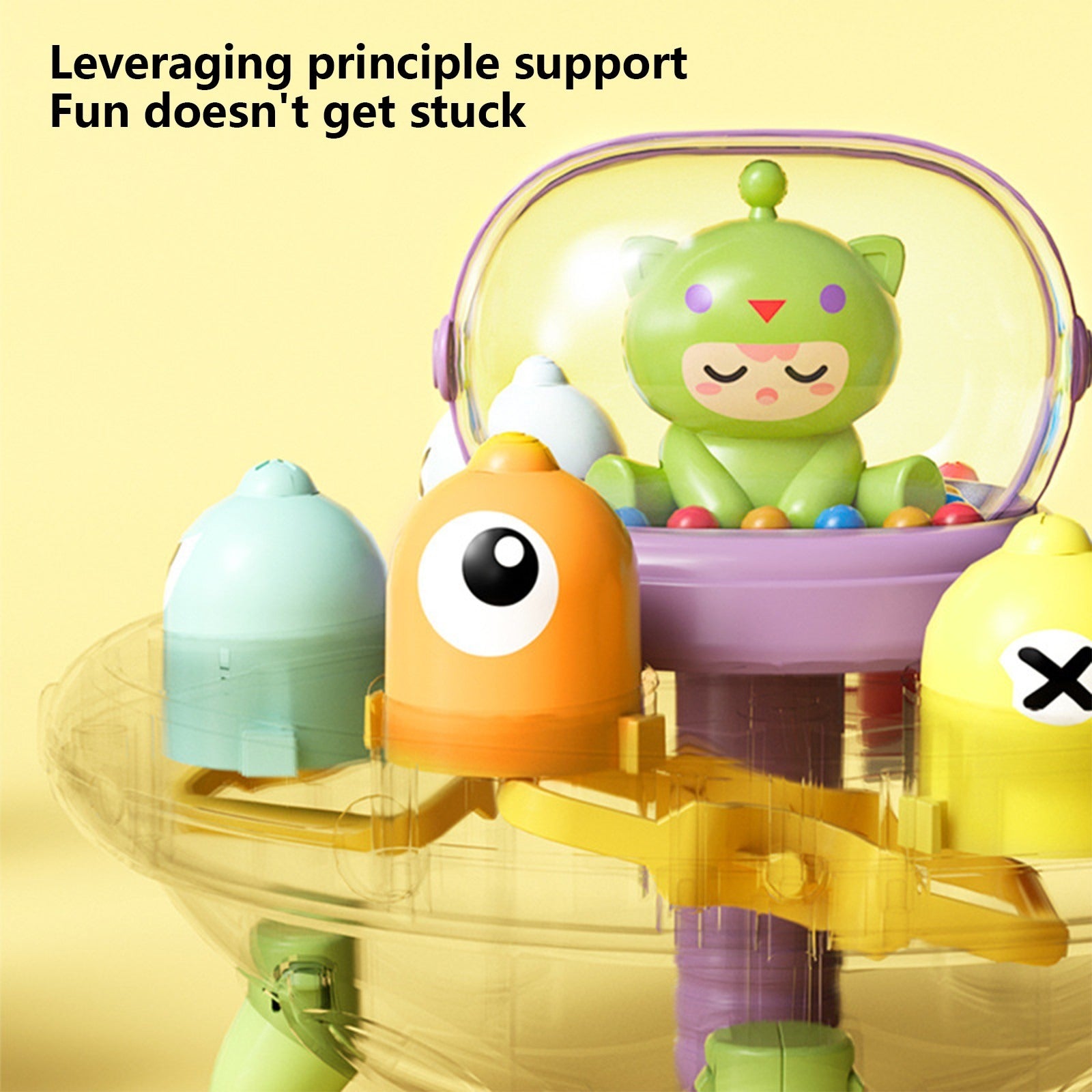 Interactive UFO Whack-a-Monster Toy