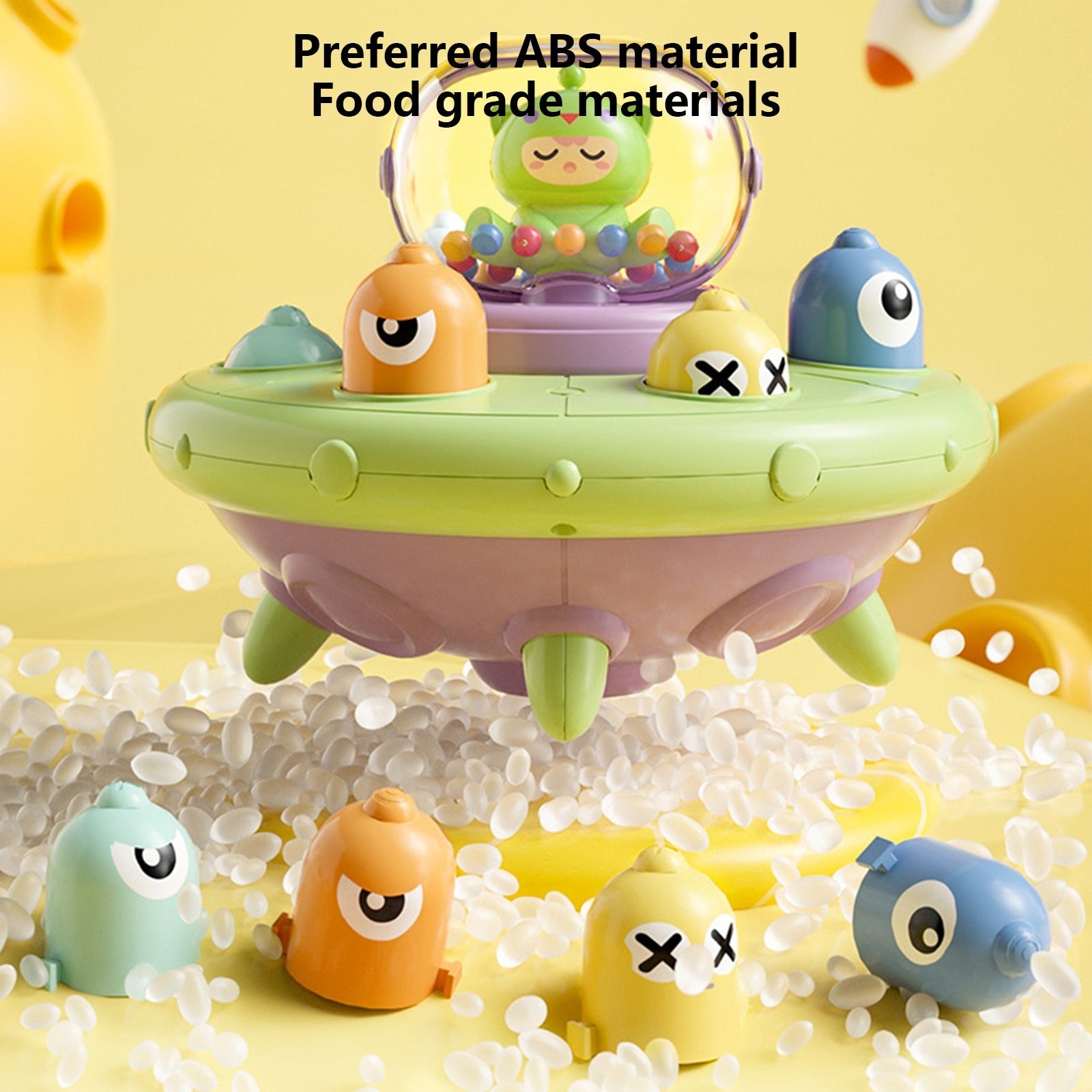 Interactive UFO Whack-a-Monster Toy