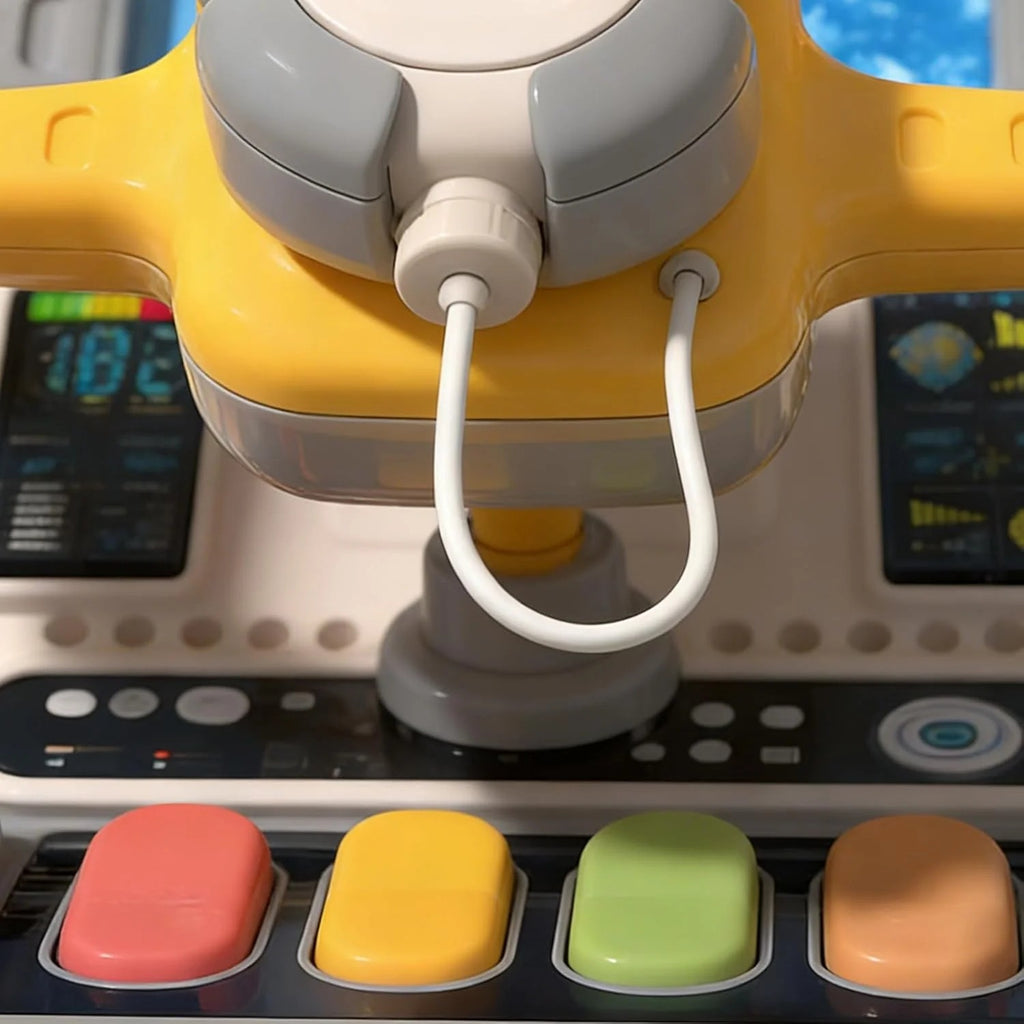 Aircraft Cockpit Simulator Interactive Pilot Play Toy
