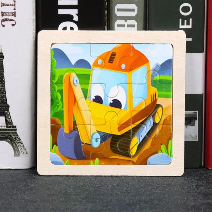 Wooden Montessori Characters Jigsaw Puzzle Board (Assorted Designs)