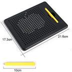 Magnetic Bead Drawing Board with Pen - JustForKids