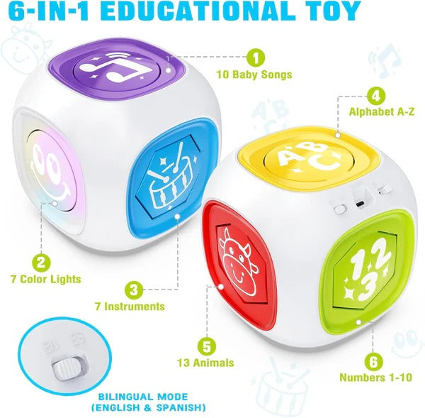 6-in-1 Musical Activity Cube