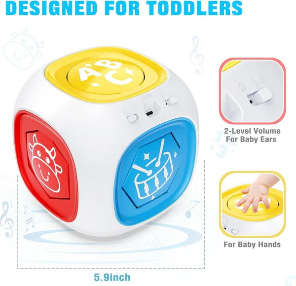 6-in-1 Musical Activity Cube