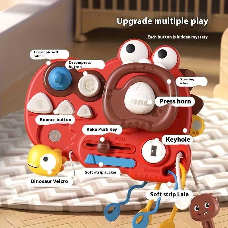 Interactive Dinosaur Steering Wheel Toy