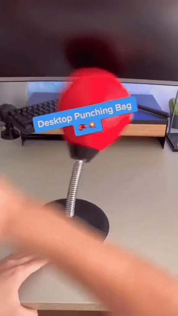 Desktop Punching Ball – Stress Relief & Reflex Training Tool