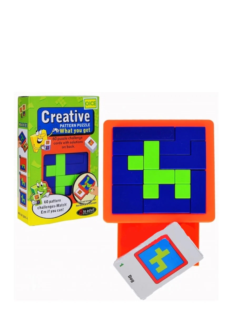 Creative Mind Pattern Puzzle – 14 Piece Brain Teaser