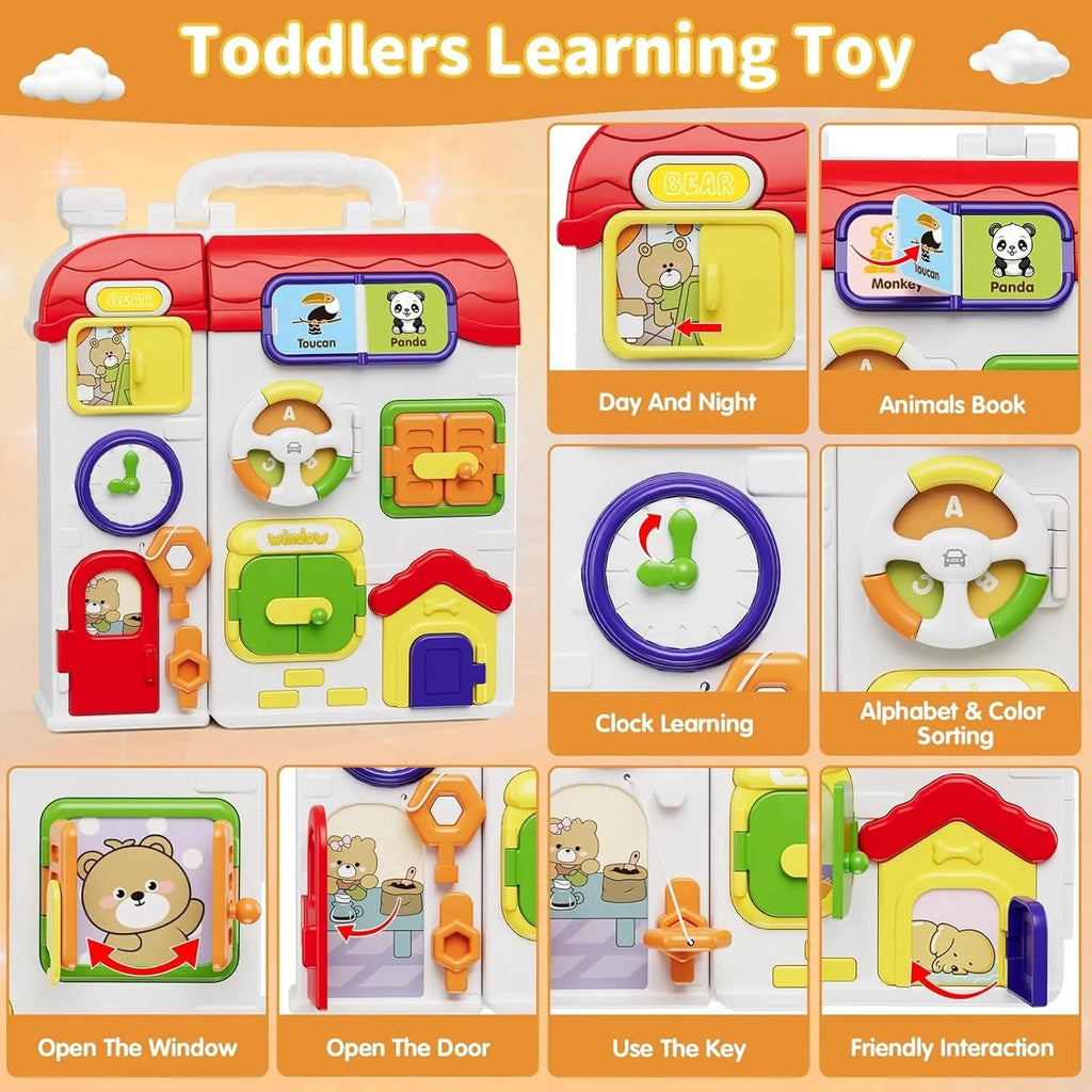 Multi-activity Sensory Light and Sound Busy Board