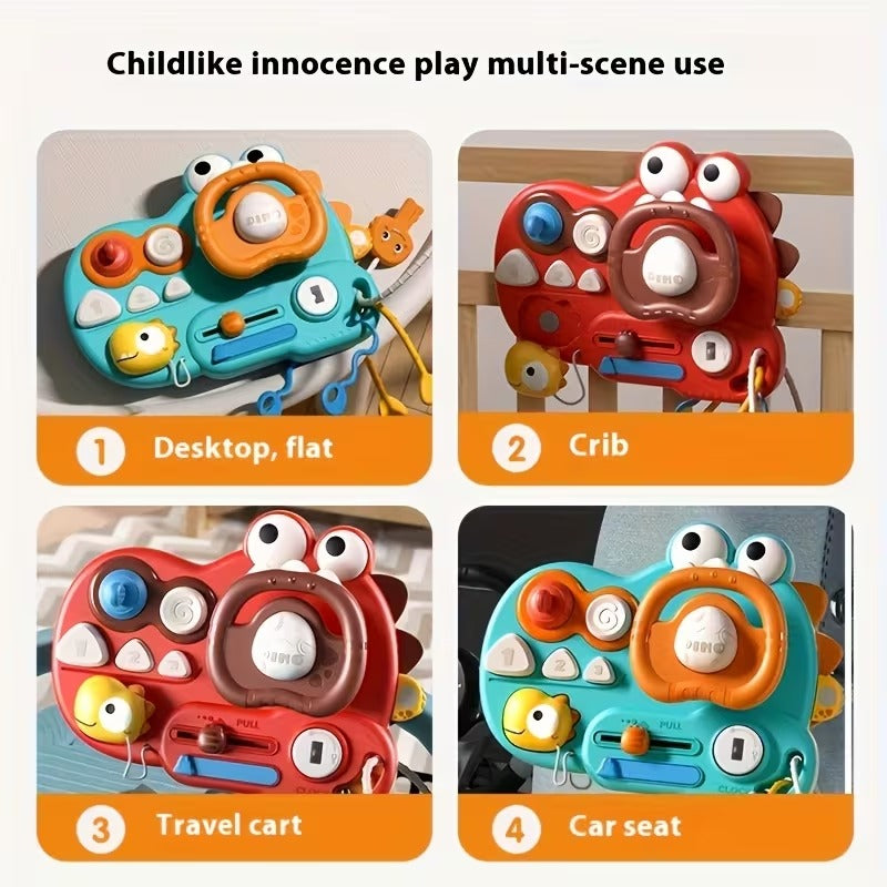 Interactive Dinosaur Steering Wheel Toy