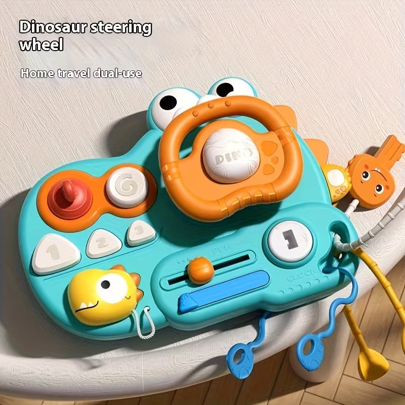 Interactive Dinosaur Steering Wheel Toy