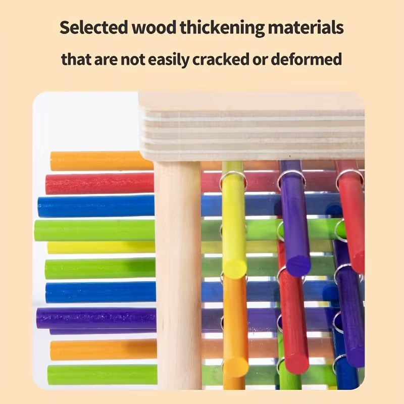 Colorful Wooden Dice Stick Game