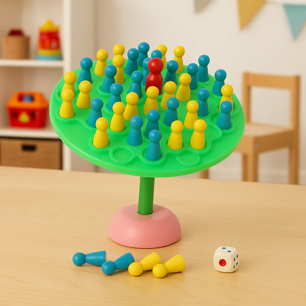 Wooden Balance Tree Tabletop Game