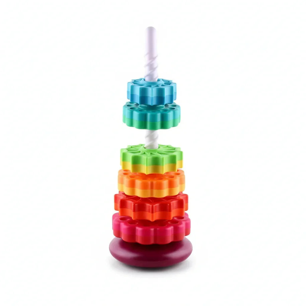 3 in 1 Early Learning Bundle – Stacking, Spinning & Sorting Toy Set