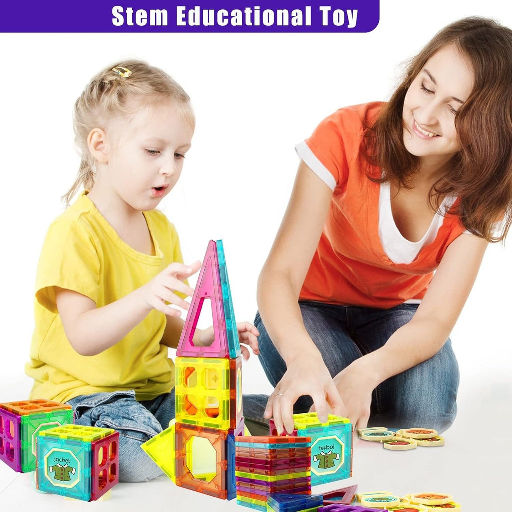 Magnetic Tiles Building Set – 32 Pieces