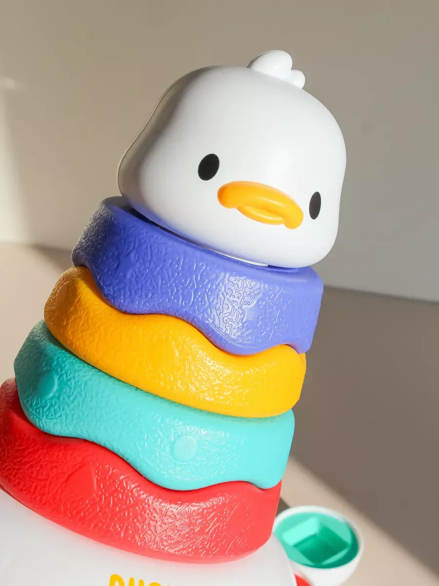 Duck Tumbler Stacker & Egg Pairing Toy – 6M+