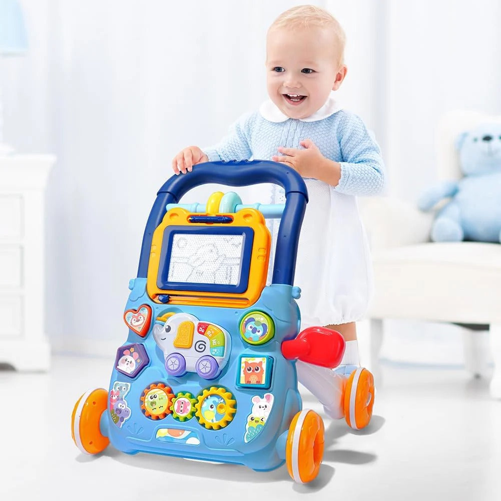Musical Baby Push Walker with Adjustable Speed