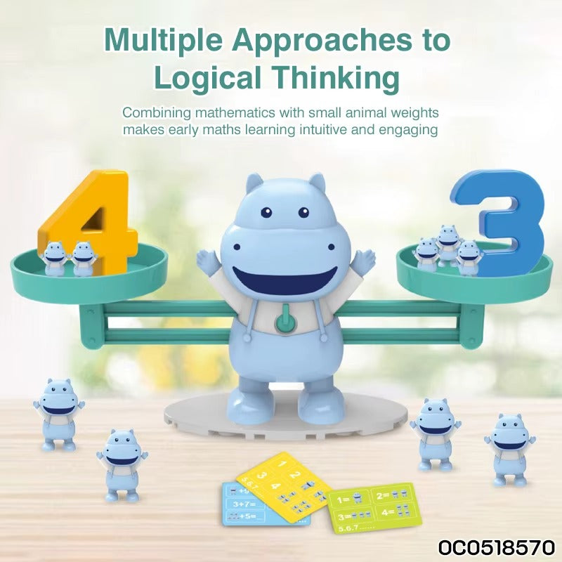 Hippo Balance Scale Educational Toy