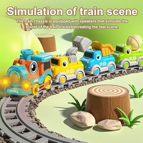 Dinosaur Ball Blowing Train Track Set