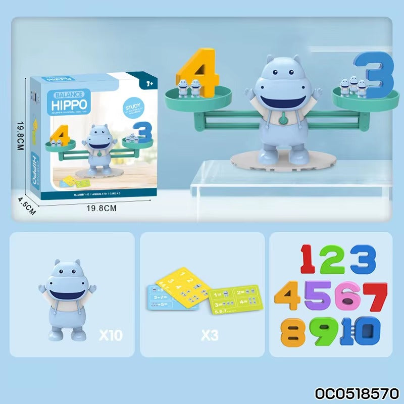 Hippo Balance Scale Educational Toy