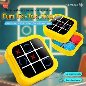 5 in 1 Electronic Touch Tic Tac Toe Puzzle Game