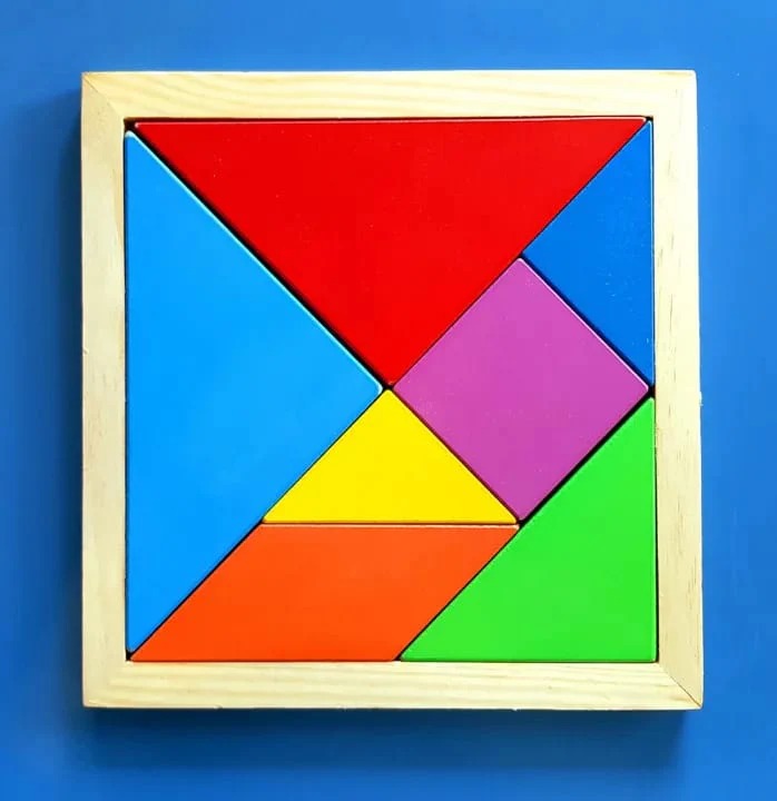 Wooden Tangram Intelligence Puzzle – 7 Piece