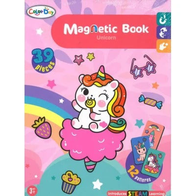 39pcs Unicorn Magnetic Book