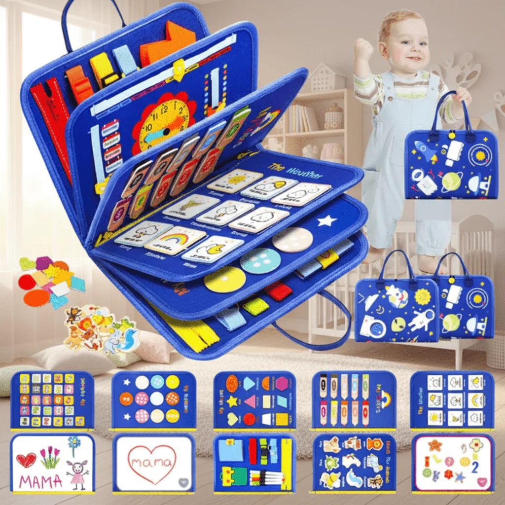 Busy Montessori Kit Sensory Book