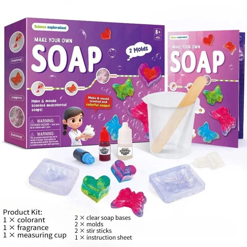Make Your Own Colorful & Scented Soaps