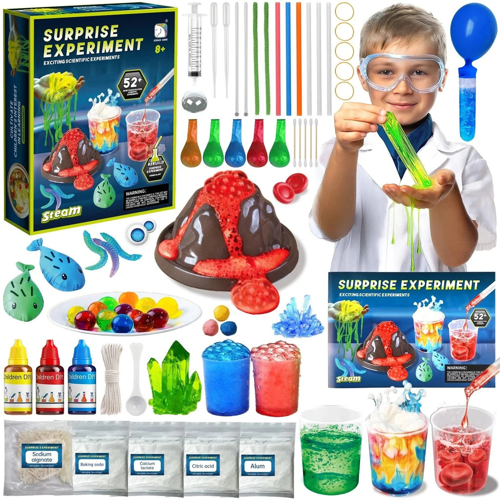 STEAM Surprise Scientific 52+ Experiment Kit – Explore, Create & Discover!