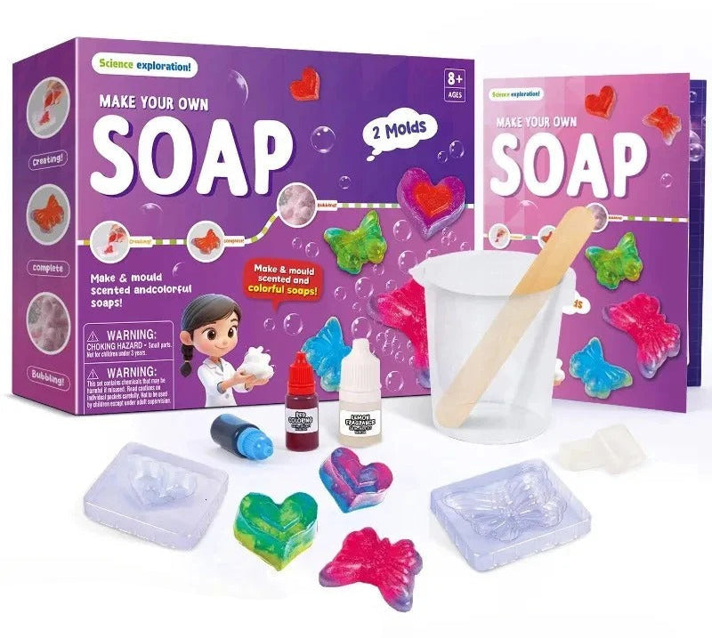 Make Your Own Colorful & Scented Soaps