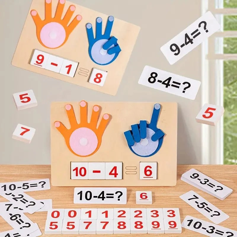 Finger Arithmetic Operation Wooden Math Kit