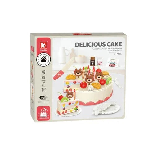 Pretend Play Bear Delicious Party Cake