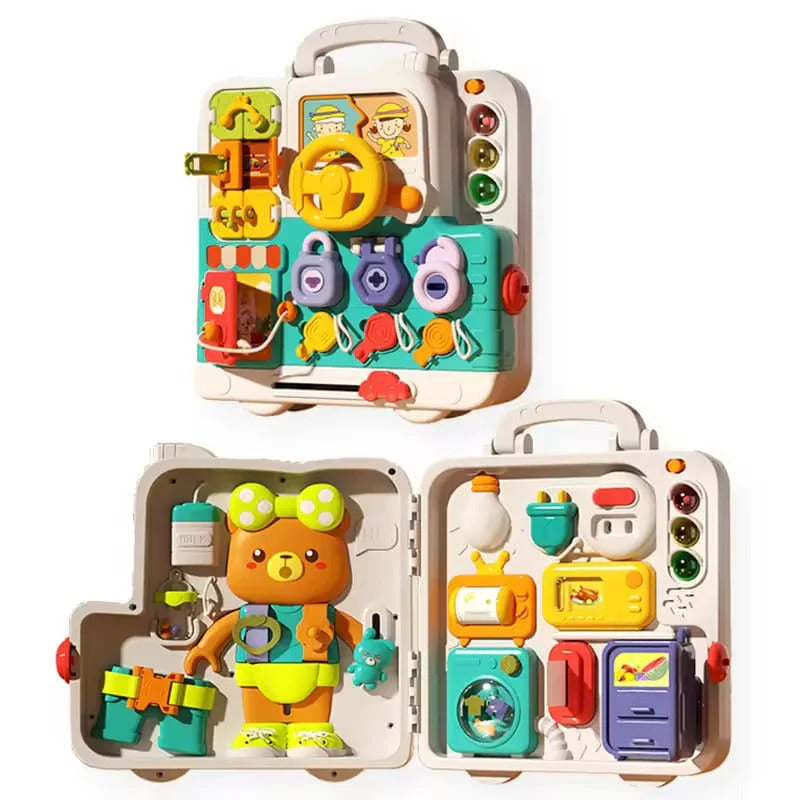 Multi-activity Sensory Light and Sound Busy Board
