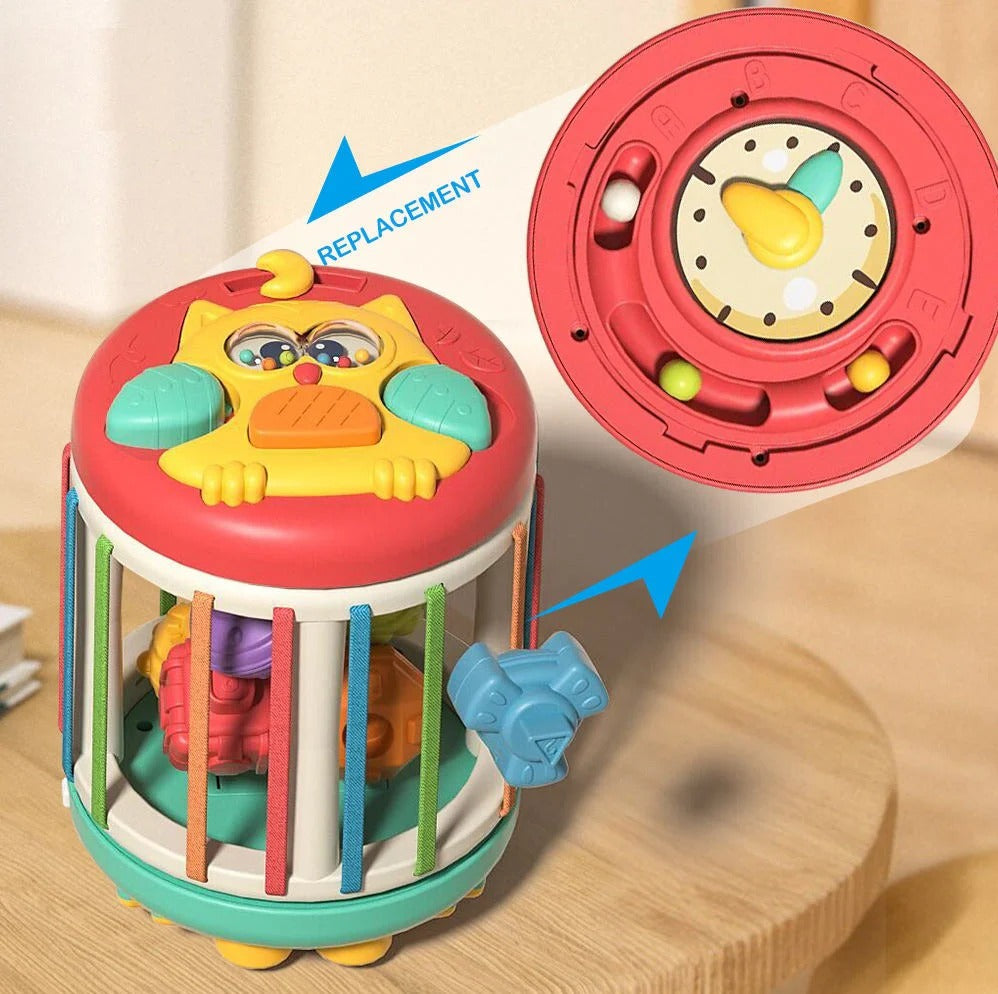 Hand Beat Drum Shape Stacking Activity Cylinder