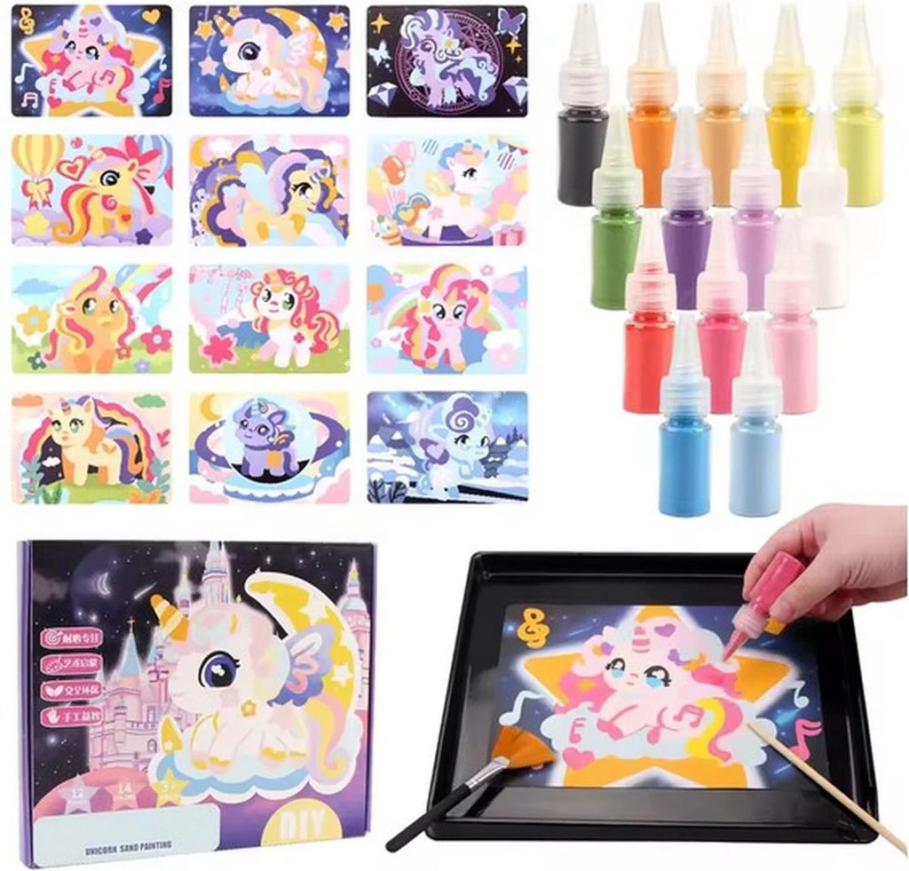 Magical Unicorn Sand Art Painting Kit