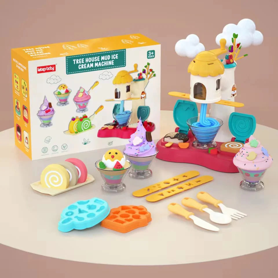 DIY Creative Ice Cream Play Dough Machine