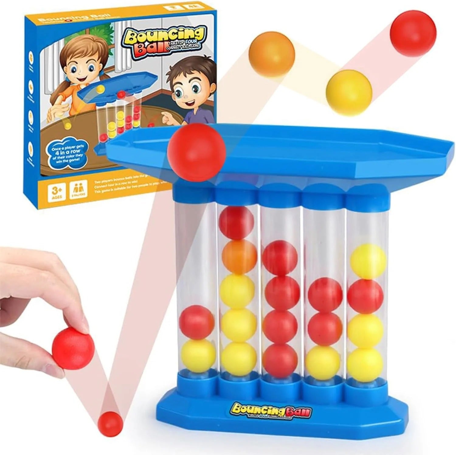 Bouncing Connect Four – The Classic Strategy Game with a Bouncy Twist!